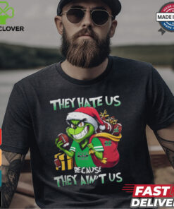 They Hate Us Because They Ain’t Us Grinch X Marshall Thundering Herd Christmas 2024 Shirt