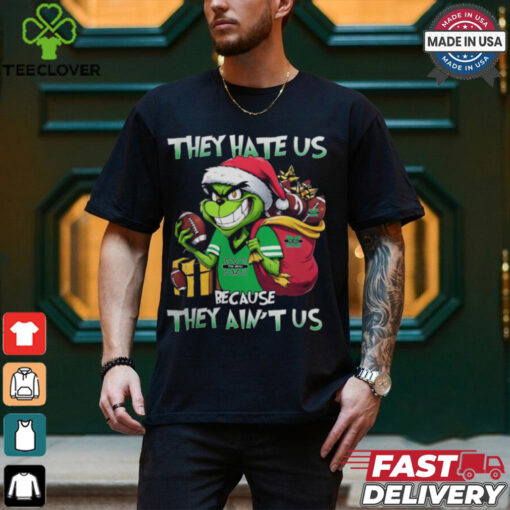 They Hate Us Because They Ain’t Us Grinch X Marshall Thundering Herd Christmas 2024 Shirt