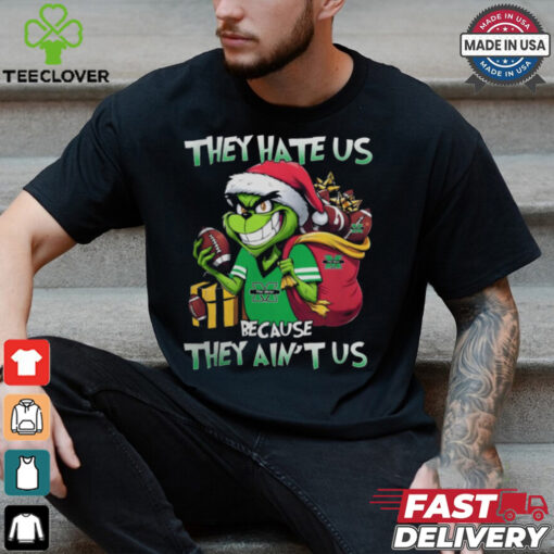 They Hate Us Because They Ain’t Us Grinch X Marshall Thundering Herd Christmas 2024 Shirt