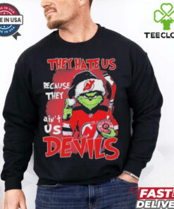 They Hate Us Because They Ain’t Us Grinch X New Jersey Devils Christmas Shirt