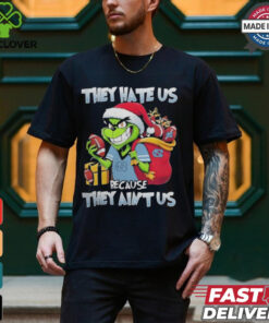 They Hate Us Because They Ain’t Us Grinch X North Carolina Tar Heels Football Christmas Shirt