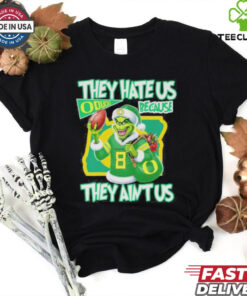 They Hate Us Because They Ain’t Us Grinch X Oregon Ducks College Football Christmas Shirt