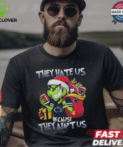 They Hate Us Because They Ain’t Us Grinch X Penn State Football Christmas 2024 Shirt