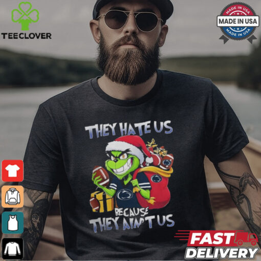 They Hate Us Because They Ain’t Us Grinch X Penn State Football Christmas 2024 Shirt