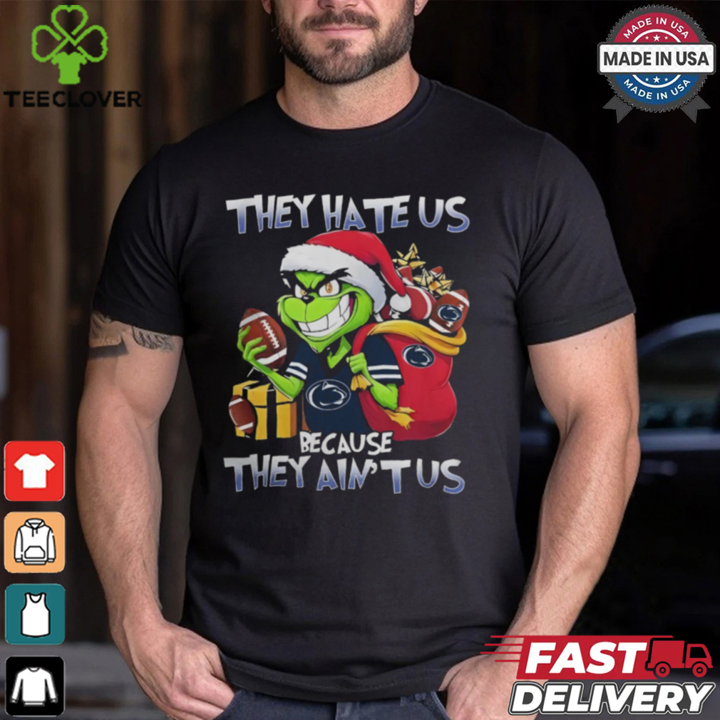 They Hate Us Because They Ain’t Us Grinch X Penn State Football Christmas 2024 Shirt They Hate Us Because They Ain’t Us Grinch X Penn State Football Christmas 2024 Shirt