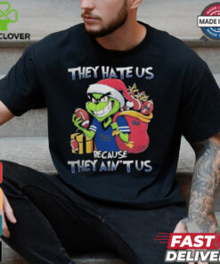 They Hate Us Because They Ain’t Us Grinch X Pittsburgh Panthers Football Christmas Shirt