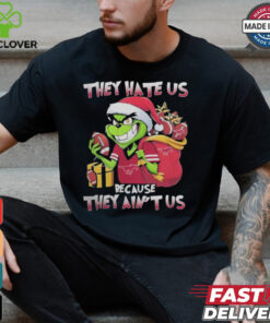 They Hate Us Because They Ain’t Us Grinch X SMU Mustangs Football Christmas Shirt
