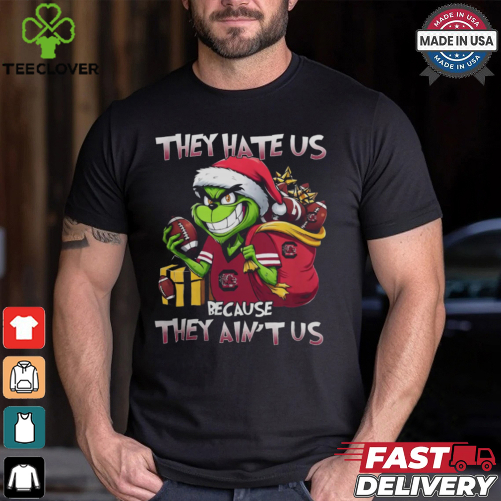 They Hate Us Because They Ain’t Us Grinch X South Carolina Gamecocks Christmas 2024 Shirt They Hate Us Because They Ain’t Us Grinch X South Carolina Gamecocks Christmas 2024 Shirt