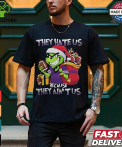 They Hate Us Because They Ain’t Us Grinch X TCU Horned Frogs Christmas 2024 Shirt