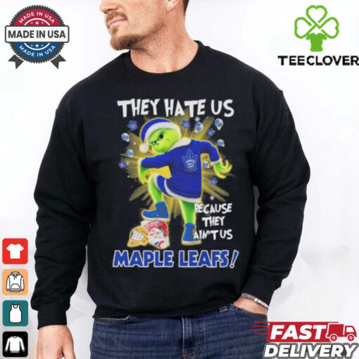 They Hate Us Because They Ain’t Us Grinch X Toronto Hockey Stomp On Hockey Teams Christmas Shirt
