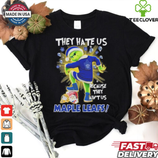 They Hate Us Because They Ain’t Us Grinch X Toronto Hockey Stomp On Hockey Teams Christmas Shirt