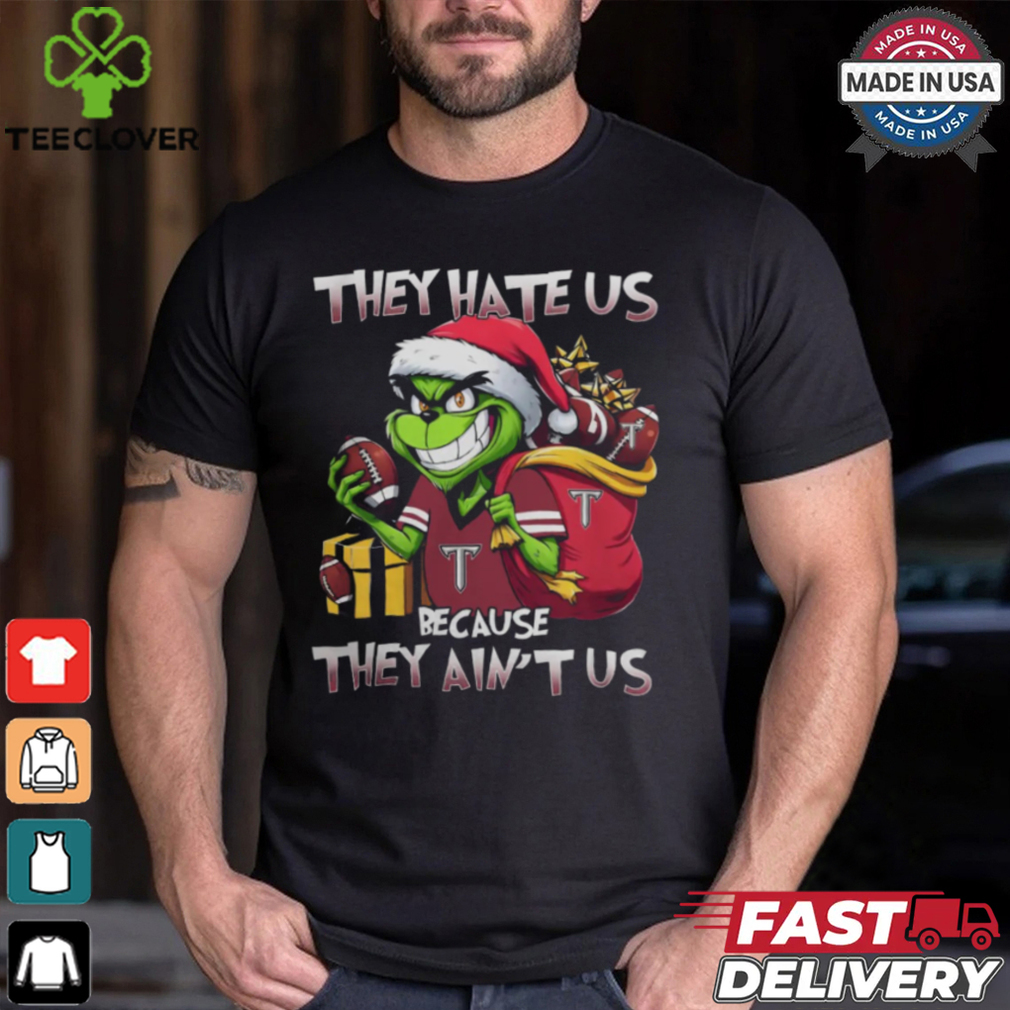 They Hate Us Because They Ain’t Us Grinch X Troy Trojans Christmas 2024 Shirt They Hate Us Because They Ain’t Us Grinch X Troy Trojans Christmas 2024 Shirt