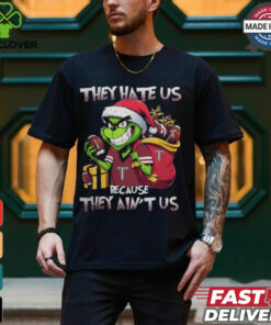 They Hate Us Because They Ain’t Us Grinch X Troy Trojans Christmas 2024 Shirt