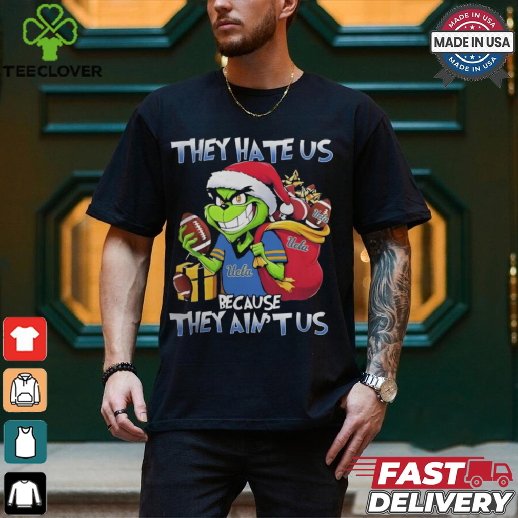 They Hate Us Because They Ain’t Us Grinch X Ucla Bruins Christmas 2024 Shirt They Hate Us Because They Ain’t Us Grinch X Ucla Bruins Christmas 2024 Shirt