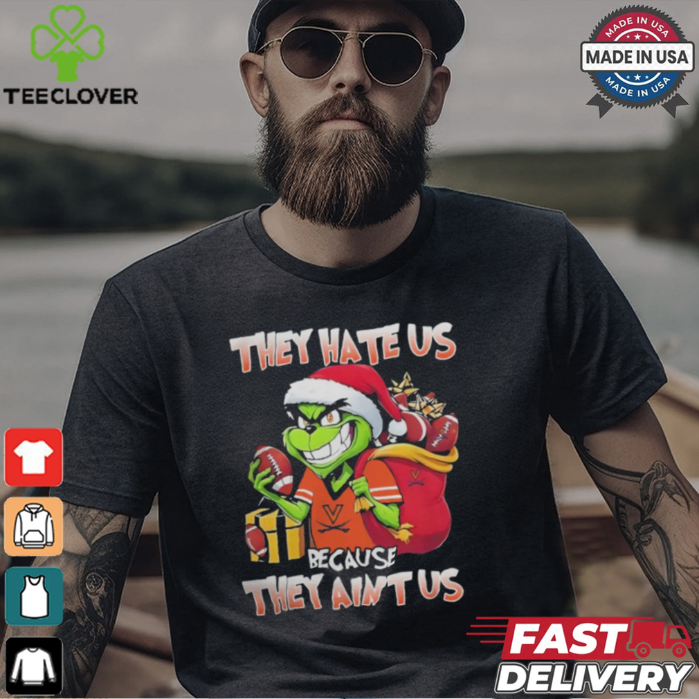 They Hate Us Because They Ain’t Us Grinch X Virginia Cavaliers Football Christmas Shirt They Hate Us Because They Ain’t Us Grinch X Virginia Cavaliers Football Christmas Shirt