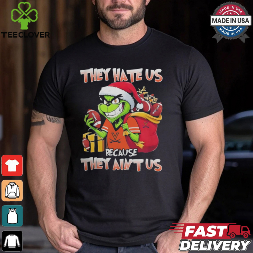 They Hate Us Because They Ain’t Us Grinch X Virginia Cavaliers Football Christmas Shirt They Hate Us Because They Ain’t Us Grinch X Virginia Cavaliers Football Christmas Shirt