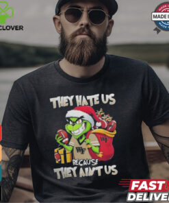 They Hate Us Because They Ain’t Us Grinch X Wake Forest Demon Deacons Football Christmas Shirt