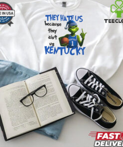 They Hete Us Bacause They Ain't Us Kentucky Grinch Basketball Christmas shirt