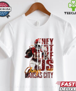 They Not Like Us Kansas City Chiefs 3 peat shirt