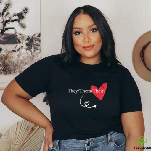 They Them Theirs Couples Shirt