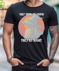 They Think Im Stupid Theyre Right Shirt