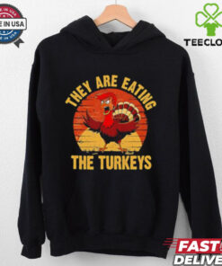 They are eating the turkeys Christmas thanksgiving shirt