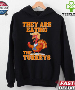 They are eating the turkeys Thanksgiving Trump humor shirt