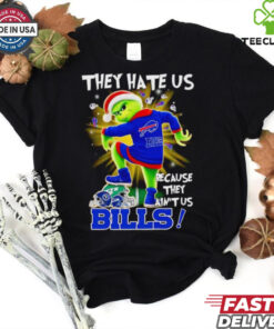 They hate us because they ain’t us Buffalo Bills Grinch stomp on Jets Christmas shirt