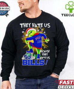 They hate us because they ain’t us Buffalo Bills Grinch stomp on Jets Christmas shirt