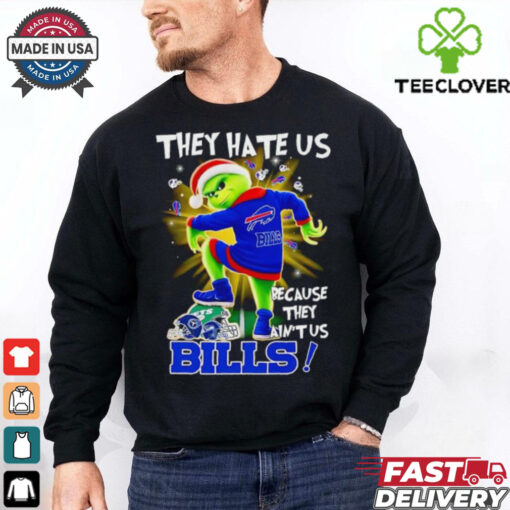 They hate us because they ain’t us Buffalo Bills Grinch stomp on Jets Christmas shirt