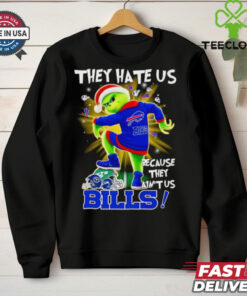 They hate us because they ain’t us Buffalo Bills Grinch stomp on Jets Christmas shirt