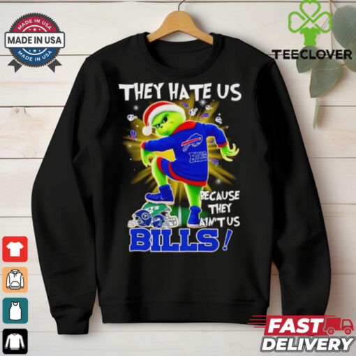 They hate us because they ain’t us Buffalo Bills Grinch stomp on Jets Christmas shirt