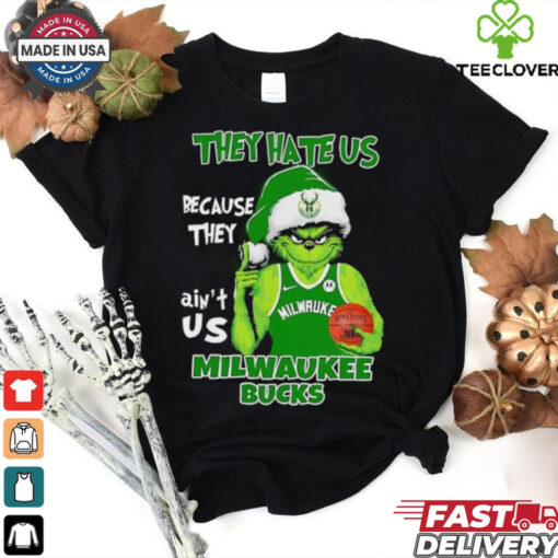 They hate us because they ain’t us Milwaukee Bucks Grinch 2024 hoodie, sweater, longsleeve, shirt v-neck, t-shirt