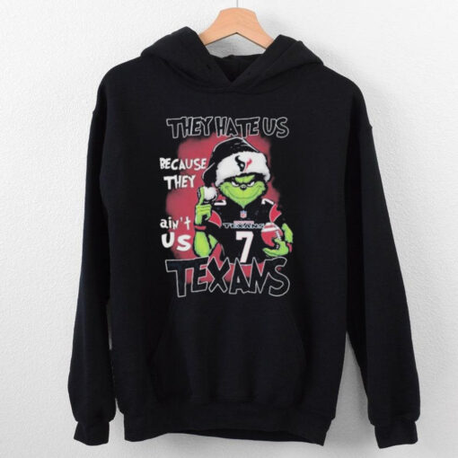 They hate us because they ain’t us the grinch houston texans T hoodie, sweater, longsleeve, shirt v-neck, t-shirt