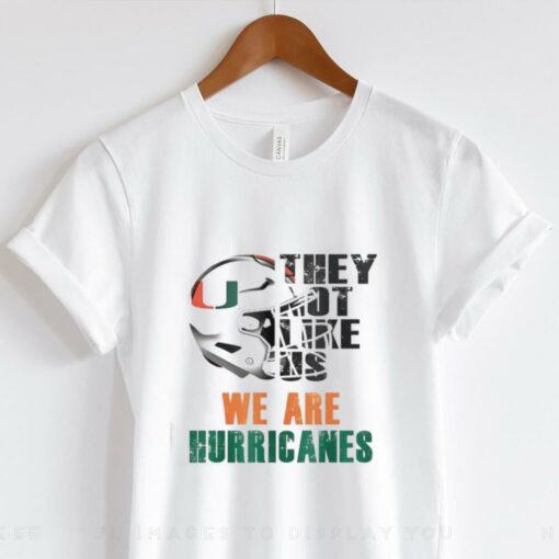 They not like us we are Miami Hurricanes hoodie, sweater, longsleeve, shirt v-neck, t-shirt