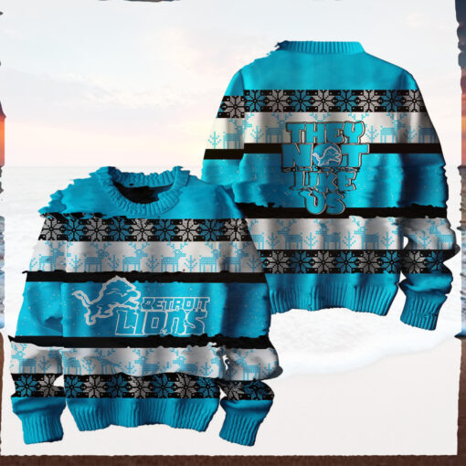 They not like uss desrtiot lions Ugly Sweater