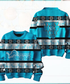 They not like uss desrtiot lions Ugly Sweater