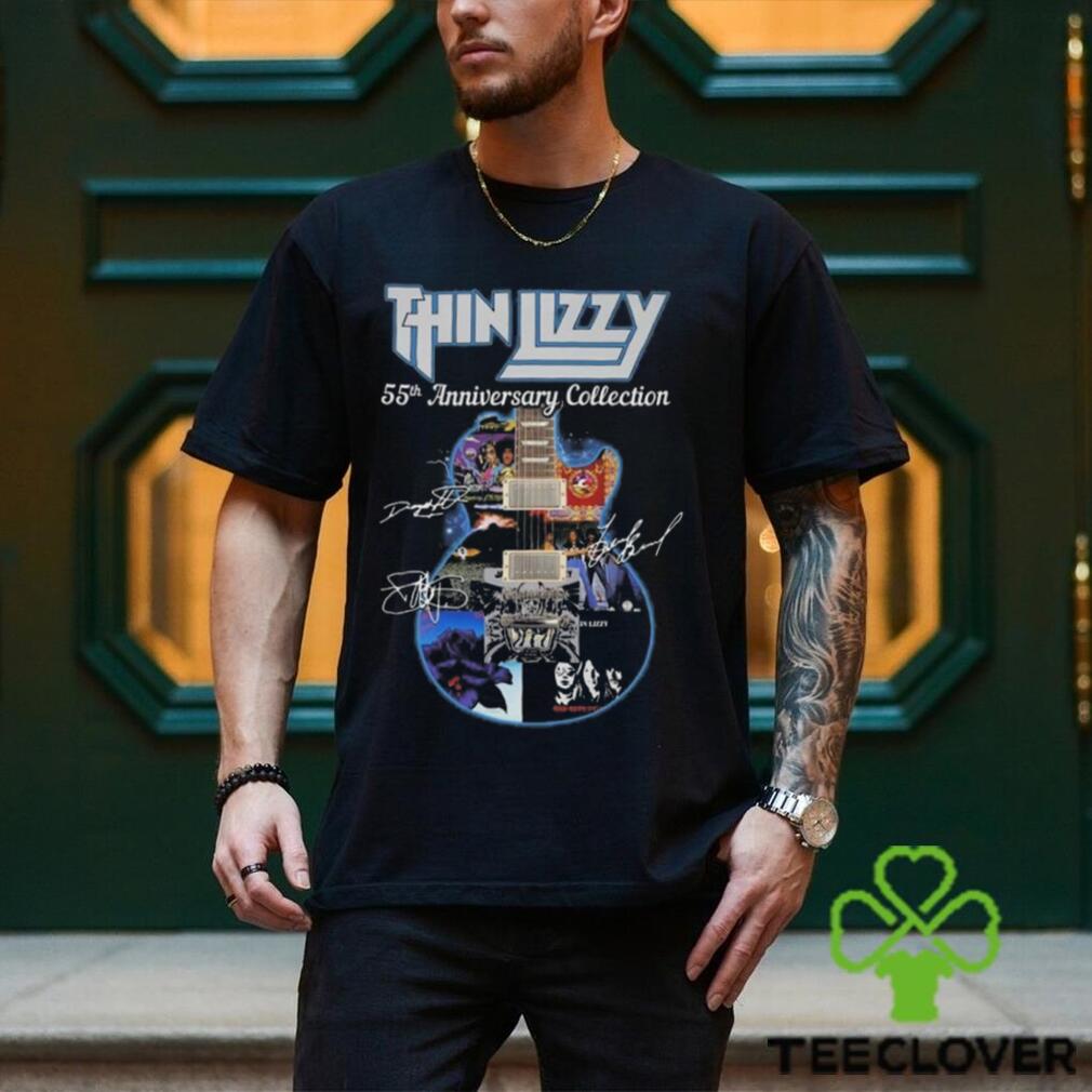 Thin Lizzy 55th Anniversary Collection Signatures T Shirt Thin Lizzy 55th Anniversary Collection Signatures T Shirt