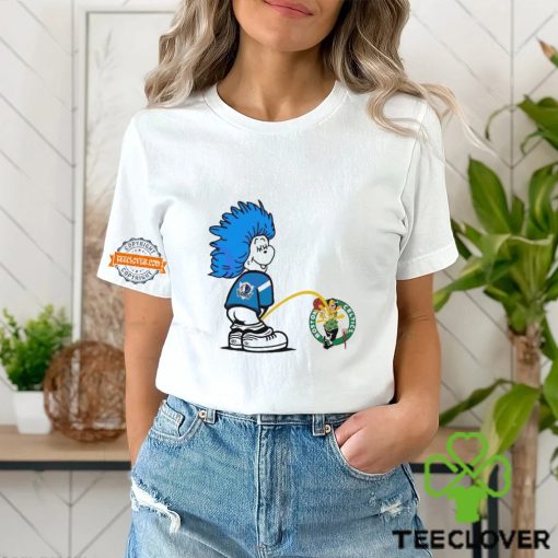 Thing One Dallas Mavericks Piss On Boston Celtics Shirt