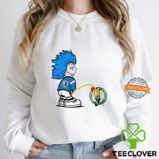 Thing One Dallas Mavericks Piss On Boston Celtics Shirt