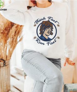 Think Fast Run Fast Chad Powers 200 American Football T Shirt
