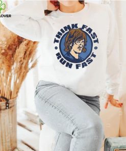 Think Fast, Run Fast College Football T Shirt