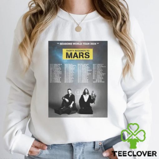 Thirty Seconds To Mars Season World Tour 2024 Poster T Shirt