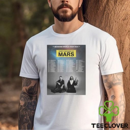 Thirty Seconds To Mars Season World Tour 2024 Poster T Shirt