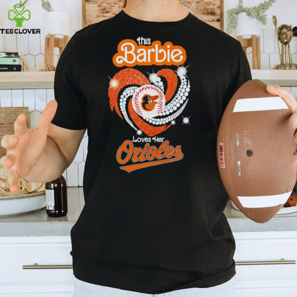 This Barbie loves her Orioles shirt This Barbie loves her Orioles shirt