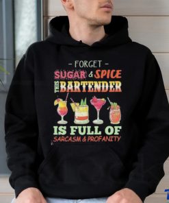 This Bartender Is Full Of Sarcasm & Profanity black bartender t shirt