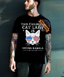 This Childless cat lady is Voting Kamala Harris 2024 cat wear sunglasses hoodie, sweater, longsleeve, shirt v-neck, t-shirt