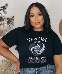 This Girl Love Her UConn Huskies T Shirt