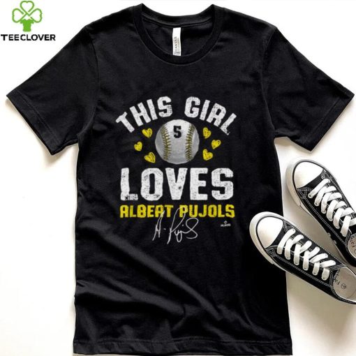 This Girl Loves Albert Pujols St Louis MLBPA Albert Pujols T Shirt