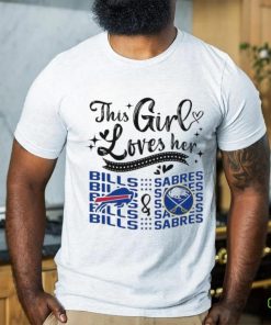 This Girl Loves Her Buffalo Bills And Buffalo Sabres Shirt